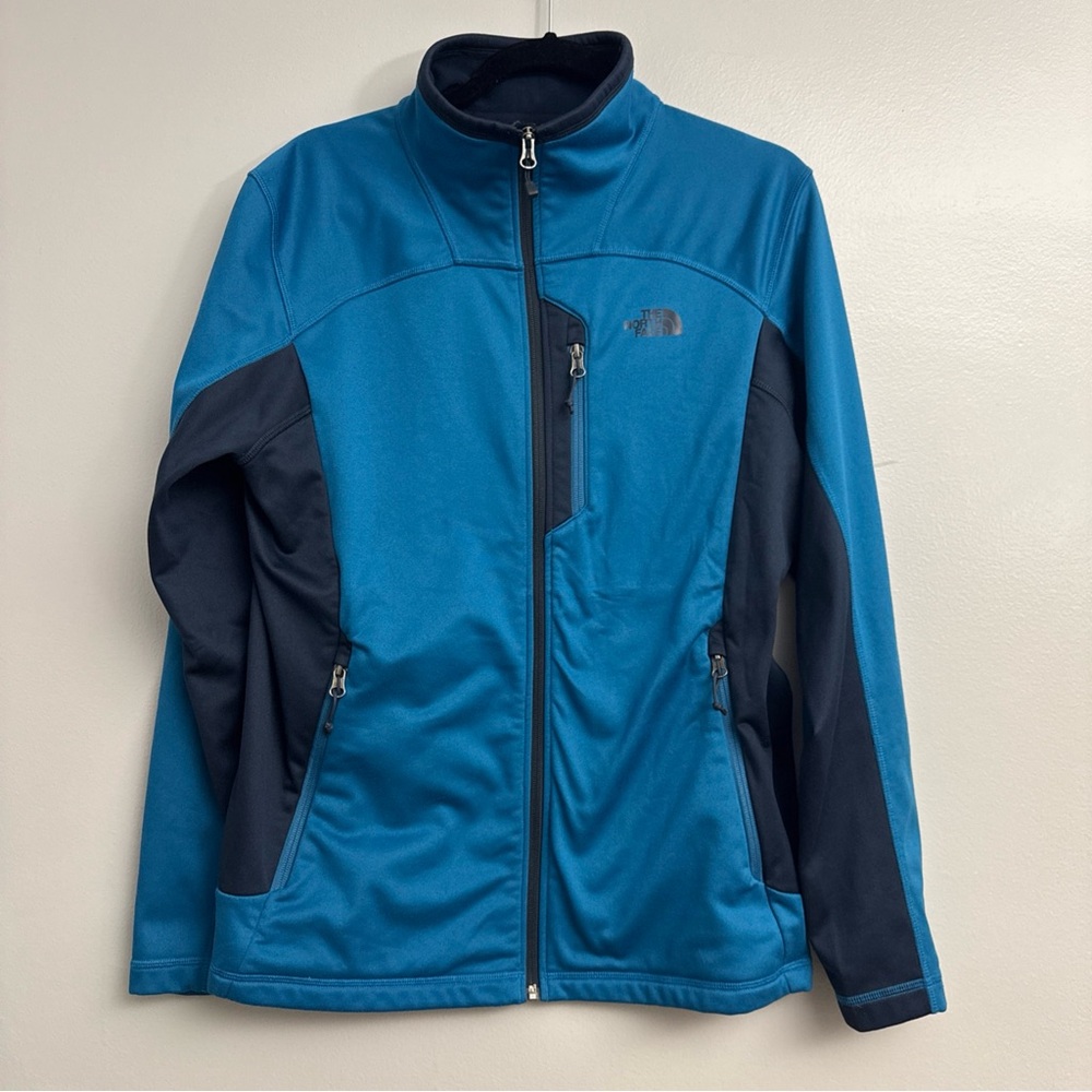 The North Face Men’s Full-Zip Jacket – Size M – Navy & Electric Blue